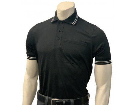 Smitty Short Sleeve Body Flex Umpire Shirt - Black