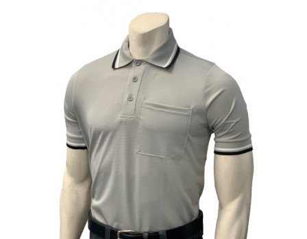 Smitty Short Sleeve Body Flex Umpire Shirt - Grey