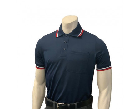 Smitty Short Sleeve Body Flex Umpire Shirt - Navy