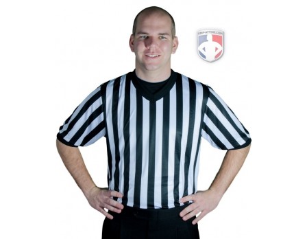 BK-203 Smitty "Elite" Performance Interlock V-Neck Referee Shirt