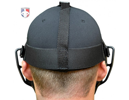 Champro Black Mask Replacement Harness Worn Back View