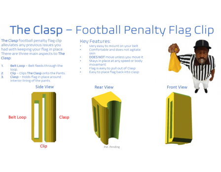 Coast Athletic Football Penalty Flag 