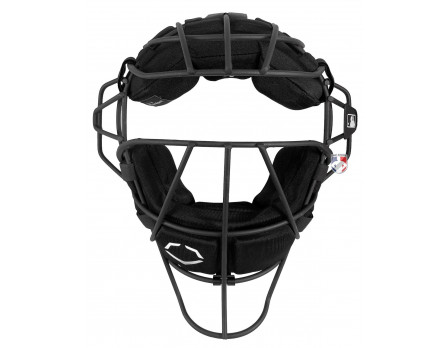 EvoShield MLB Black Pro-SRZ Windpact Mask Front