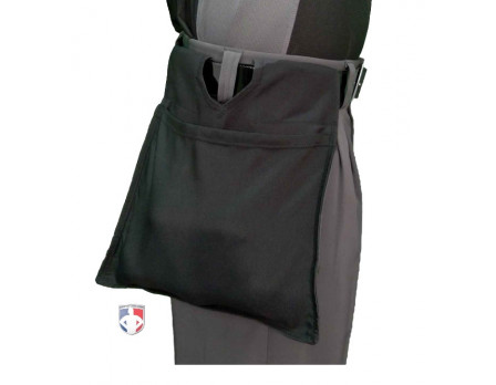 F3-DRYLO-BK Force3 DryLo Umpire Black Ball Bag Worn Side View