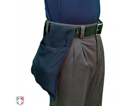 F3-DRYLO-BK Force3 DryLo Umpire Black Ball Bag Worn Side View