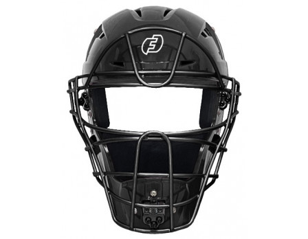 Force3 Black Defender Hockey Style Umpire Helmet