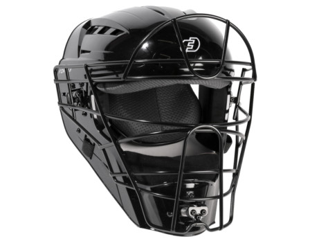 Force3 Black Defender XS3 Hockey Style Umpire Helmet