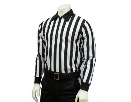 Smitty Football Officials 1-Inch Stripe Warp Knit Shirt - Short Sleeve