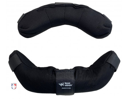 Team Wendy Umpire Mask Replacement Pads - Black