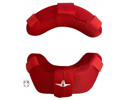 All-Star LUC Umpire Mask Replacement Pads - Red