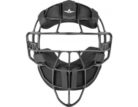 All-Star Black Magnesium Umpire Mask with Black LUC