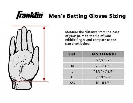 Batting Glove Size Chart
