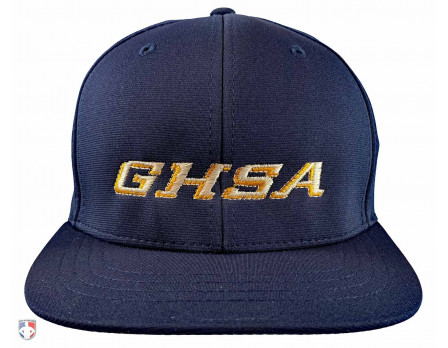 Georgia (GHSA) Umpire Cap Navy Front View