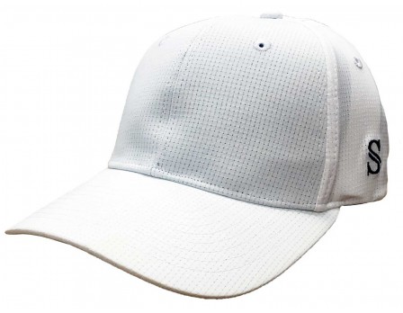 HT111 Smitty Performance Flex Fit White Referee Cap