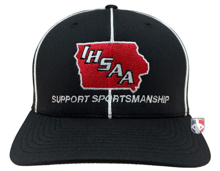 Iowa (IHSAA) Embroidered Richardson Pulse Performance FlexFit Officials Cap