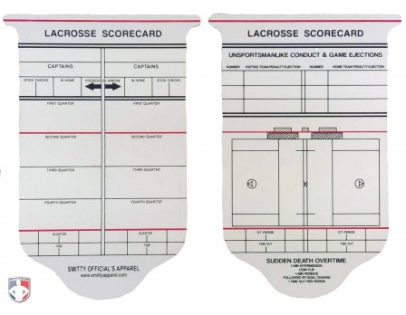 LAX-NCAA-NCAA Lacrosse Referee Template / Scorecard