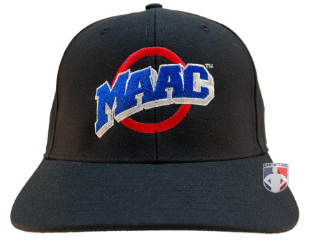 Metro Atlantic Athletic Conference (MAAC) Baseball Umpire Cap - Black Front