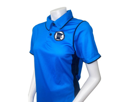 Minnesota (MSHSL) Women's Short Sleeve Swimming / Volleyball Referee Shirt - Bright Blue