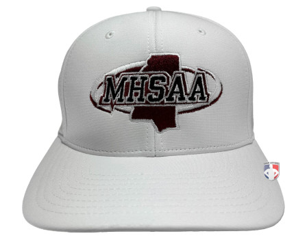 Mississippi (MHSAA) Embroidered Richardson Pulse Performance FlexFit White Referee Cap