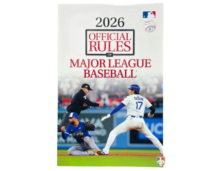 2026 Official Major League Baseball (MLB) Rulebook Cover