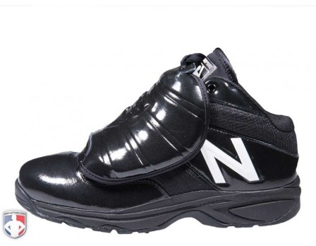 New Balance V3 MLB Black & White Mid-Cut Umpire Plate Shoes | Ump ...