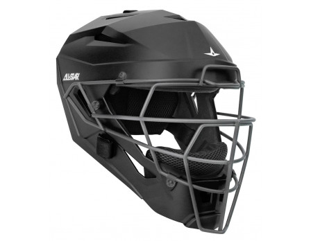All-Star Matte Black MVP5 Umpire Helmet with Deflexion™ Tech