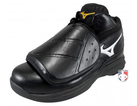 Mizuno Pro Wave Black & White Mid-Cut Umpire Plate Shoes