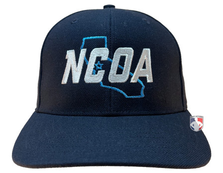 Northern California Officials Association (NCOA) Softball Umpire Cap - Navy Front