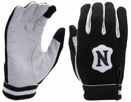 NEU-GLOVE-WHT Neumann Black & White Officials Gloves Pair
