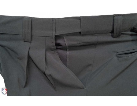 Combo Plate & Base-Heather Grey & Navy Polyester Umpire Flat Front Umpire  Pants - Get Official Products