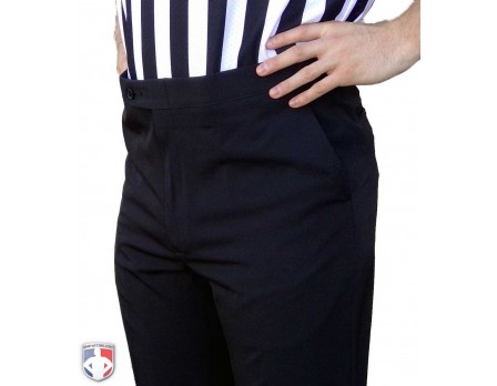 Referee Store | Smitty Body Flex Black Umpire Shirt w/CG Side Panel Black Large