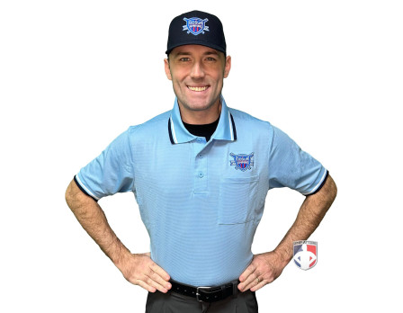 Old Dominion Softball Umpires Association (ODSUA) Short Sleeve Umpire Shirt - Powder Blue