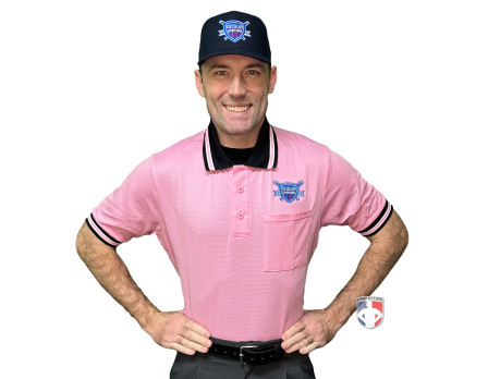 Old Dominion Softball Umpires Association (ODSUA) Short Sleeve Umpire Shirt - Pink