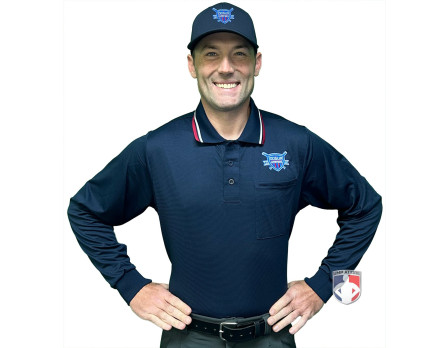Old Dominion Softball Umpires Association (ODSUA) Long Sleeve Umpire Shirt - Navy