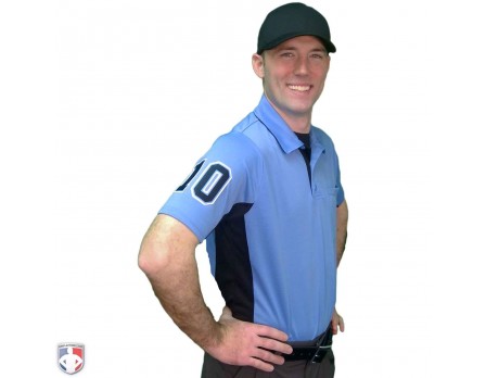 Navy Schutt Adams Umpire Shirt Long Sleeve Polo for Baseball and Softball Umpires X-Large 