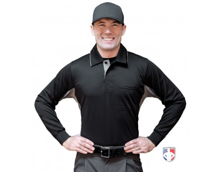 Smitty Major League Style Fleece Lined Umpire Jacket - Black and White