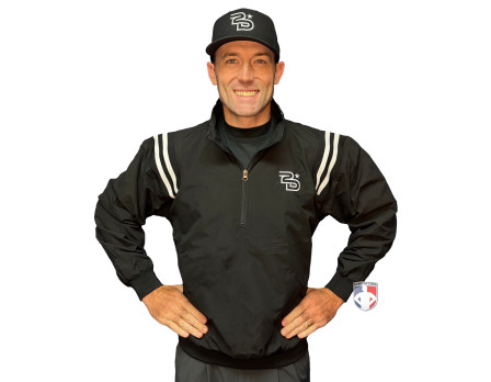 2D Sports (2D) Umpire Jacket - Black and White