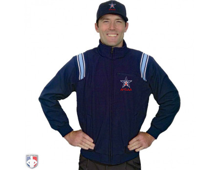 AHSAA Smitty Fleece Lined Umpire Jacket - Navy and Polo Blue