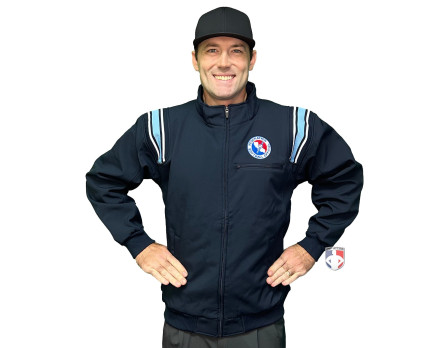 California Softball Officials Association Southern Section (CSOA-SS) Smitty Fleece Lined Umpire Jacket - Navy and Polo Blue