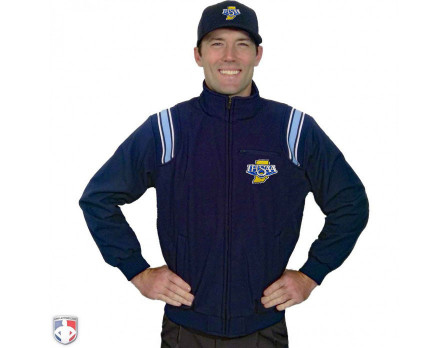 Indiana (IHSAA) Smitty Fleece Lined Umpire Jacket - Navy and Polo Blue