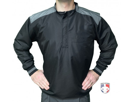 MLB Replica Side Panel Umpire Shirt - Black with Charcoal Grey – GR8 CALL