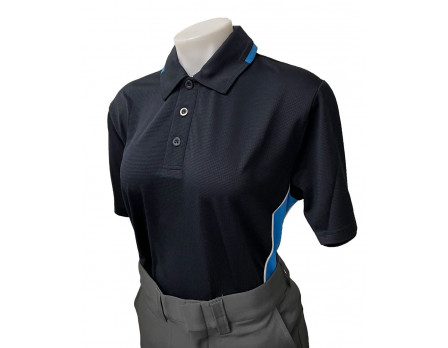 Smitty NCAA Softball Short Sleeve Body Flex Women's Umpire Shirt - Midnight Navy