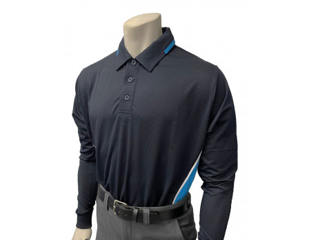  Smitty NCAA Softball Long Sleeve Body Flex Men's Umpire Shirt - Midnight Navy