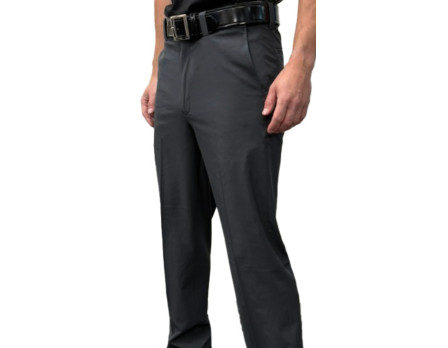 Smitty Tapered Poly Spandex Charcoal Grey Flat Front Umpire Base Pants