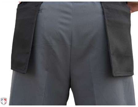 Smitty Performance Poly Spandex Charcoal Grey Flat Front Umpire Plate Pants  with Expander…
