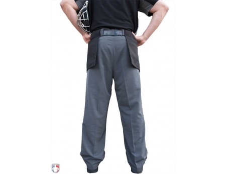 Adams Umpire Uniform Combo Poly/Spandex Pleated Pants Charcoal Grey 