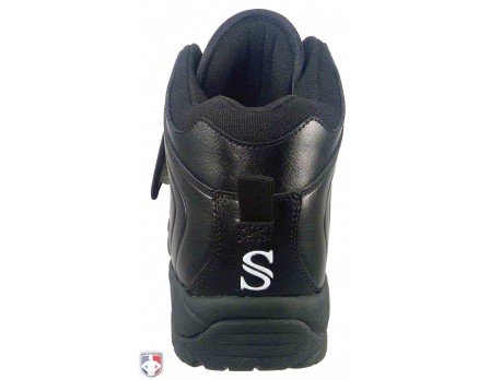 Smitty All-Black Mid-Cut Umpire Plate Shoes | Ump Attire