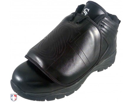Smitty All-Black Mid-Cut Umpire Plate Shoes