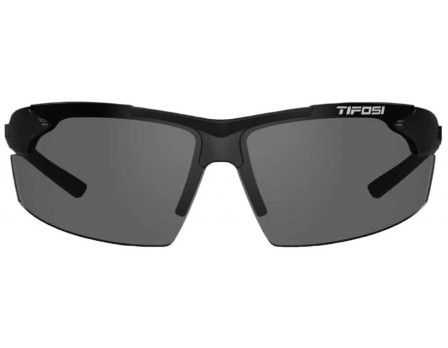 TIF-TRACK-GB Tifosi Track Sunglasses - Gloss Black / Smoke Front View