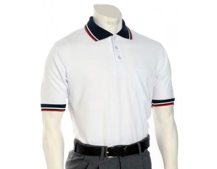 U126-WH Smitty Pro Knit Umpire Shirt - White